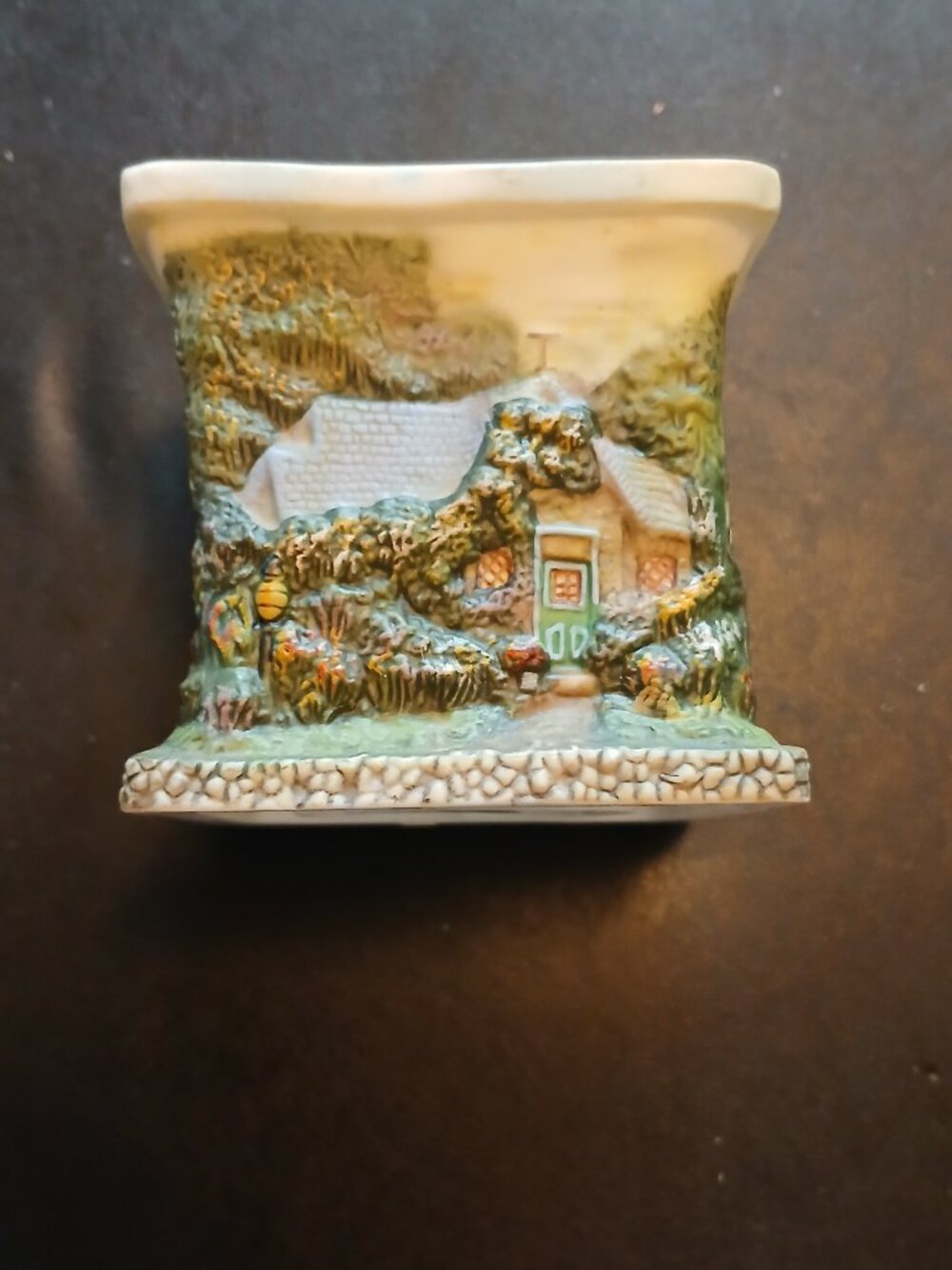 Thomas Kinkade Cottage Candle Holder